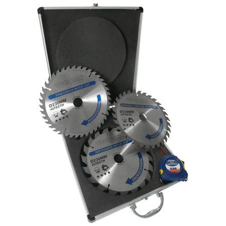 Toolpak 230mm TCT Saw Blade Set - 3 Piece Set