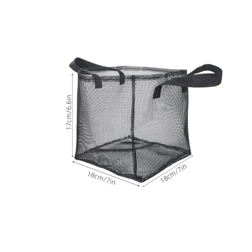 Cesta de malla negra para estanques que mantiene el agua limpia de jardín 3