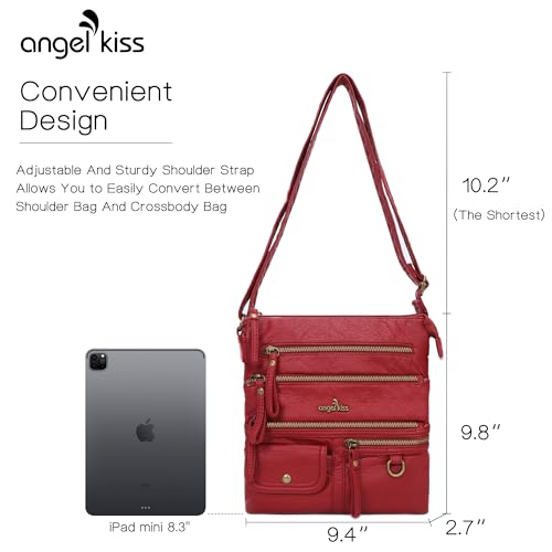 Image of Angel Kiss Small Shoulder Bag for Women Crossbody Purses and Handbags Multi Pockets Hobo Bags