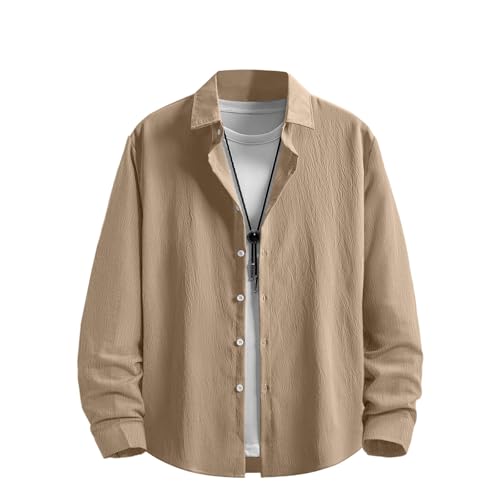 Chemise homme manche longue en tissu haut doux et respirant pour le bureau