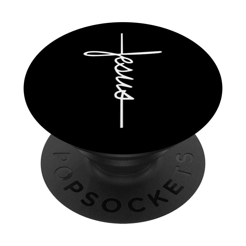 Christian Gift Idea Jesus Cross Faith Bible Phone Socket PopSockets Adhesive PopGrip