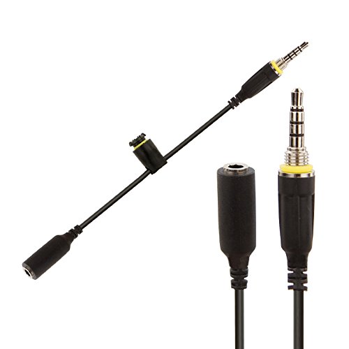 Water & Wood 3.5mm Gold Headphone Headset Audio Adapter Cable for iPhone4 4S/5 Lifeproof Case