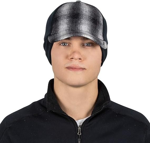 TrailHeads Men's Winter Hat | Trucker Hat with Drop Down Ear Warmers - Image 6