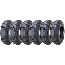 Zeemax Heavy Duty True Highway Trailer Tires 8-14.5 14 Ply Load Range G Speed Rating K 68mph -Set 6