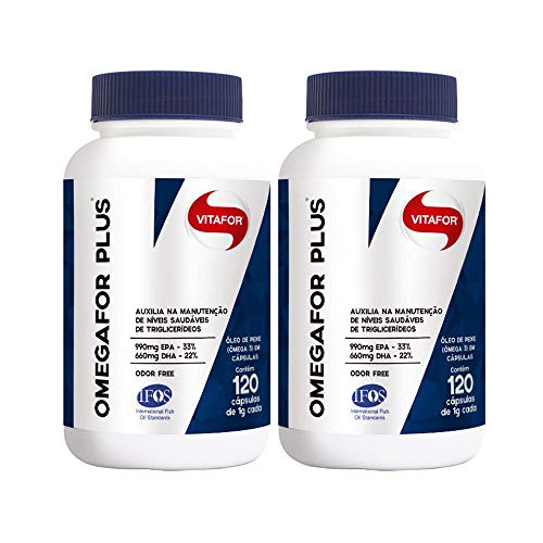 Omega For Plus 120 cps Vitafor - 2 unidade