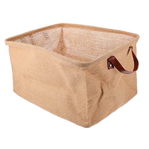 Vaguelly Cesta De Almacenamiento De Ropa Sucia Cesta Organizadora De Lavandería Pe Para Uso Doméstico Color Natural