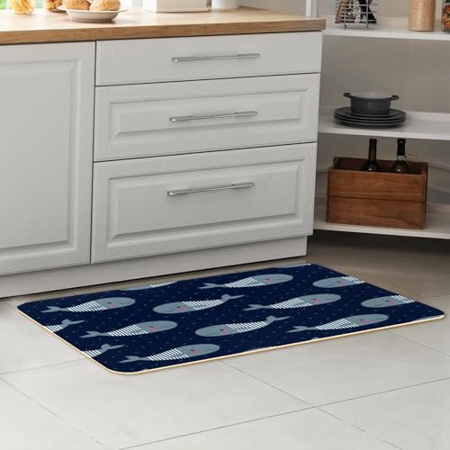 Alfombrillas de cocina antideslizantes VAPOKF para evitar resbalones y manchas en el suelo 7