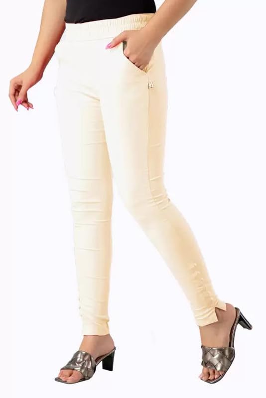 Image of Women's Stylish & Comfortable Jeggings | Stretchable High-Waist Pants BZFW Potali