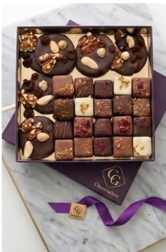 CG CHOCOLATIERS - Boîte de Chocolats Excellence 300g Panier Garni Coffret Gourmand à Offrir Idéal pour Cadeau Fête des Mères Fête des Pères Anniversaire Noël Retraite