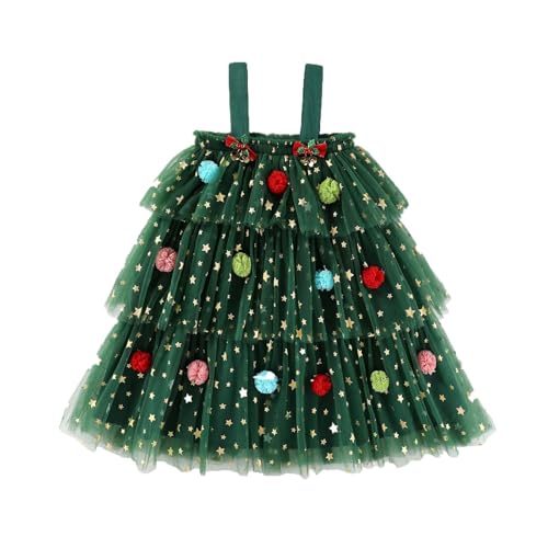Christmas Tree Tulle Dress, Tulle Christmas Tree Dress, Christmas Dresses for Girls, Girls Christmas Dress