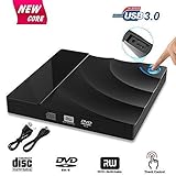 Berührungssensor Design:Adopt Touch-Control-Taste (SONY Touch-Sensor eingebettet),um die CD-Diskette auswerfen statt physischen Schlüssel verwenden,für eine lange Lebensdauer; Adopt Farbe,die Arbeitslicht ändert,um unterschiedlichen Arbeitsstatus anzuzeigen;Adoptieren Sie stilvolle und trendige Design,ausgestattet mit kratzfesten Außen,schlank und tragbar.USB 3.0-Schnittstelle bietet schnellere Datenübertragungsgeschwindigkeit,Die Übertragungsrate beträgt bis zu 5,0 und ist damit 10 Mal