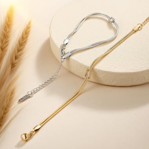 Matching Couple Bracelets – Infinity Promise Love Knot BFF Bracelets for Women & Men, Hypoallergenic Non-Tarnish Friendship Jewelry, Bestie Gifts, Forever Relationship Jewelry for Her/Him4