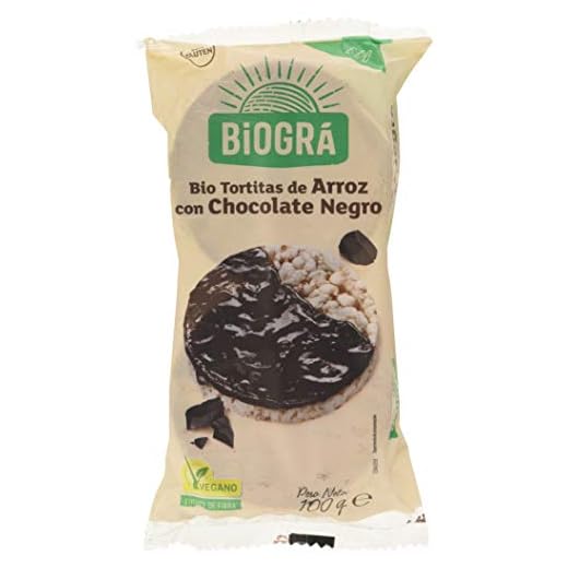 Biográ Torta De Arroz Con Chocolate Negro 100G Biográ 300 g