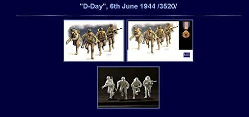 "D-Day", 6th June 1944 Omaha beach 1/35 Master Box 3520