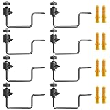 ORIPIK Trail Camera Tree Mount: 360 Degrees Adjustable Game Camera Mount with 1/4 inch Screw, Easy Installation & Compact Sturdy, 8 Pack