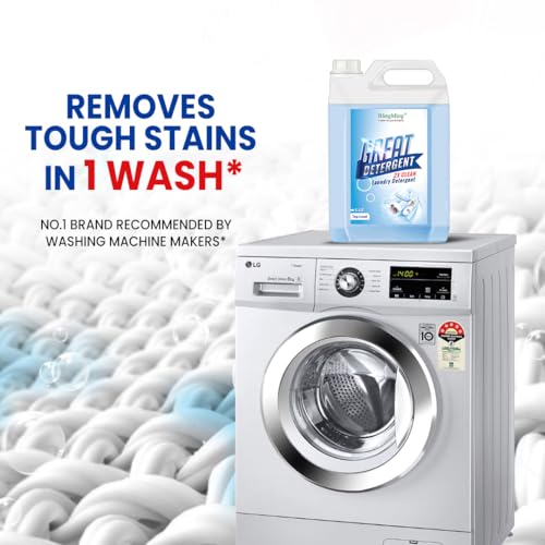 Image of BlingMing Laundry Liquid Detergent, for Front Load and Top Load Washing Machine, Biodegradable, Non-Toxic, Eco-Friendly Liquid, Contain Natural Ingredients, Long Lasting.