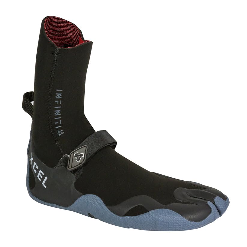 XCEL Infiniti Bota de Punta Dividida de 3 mm, otoño 2017, Negro/Gris, 7
