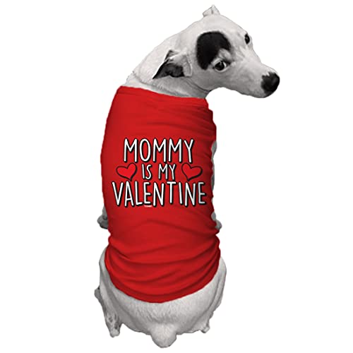 T-shirt pour chien rouge Tcombo taille L imprimé St Valentin - 3