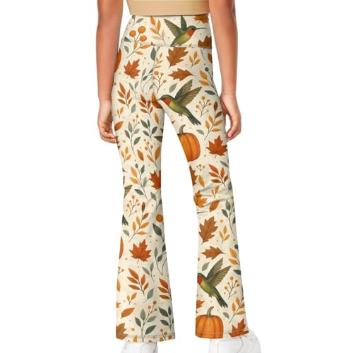 ZFRXIGN Girls Flare Leggings Size 5-14 Graphic Sweatpants for Thanksgiving, Pilates, Ballet, Yoga4