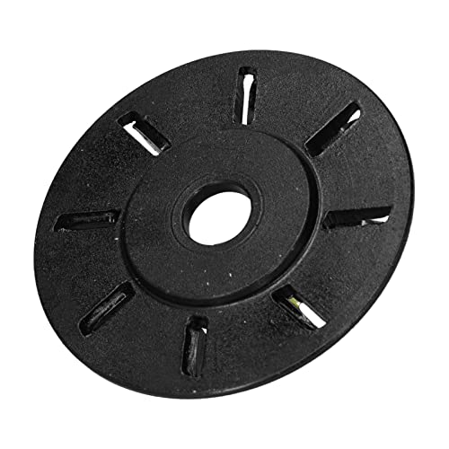 Wood Turbo Carving Disc in 8 Teeth, Stump Remover Angle Grinder Wood Carving Disc Milling Cutter Carving Disc for Wood Cutting Polishing Shaping (Black)