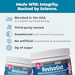 Balance ONE RevivaGut – Gut Lining & Digestive Support Powder – L-Glutamine, Zinc Carnosine, DGL Licorice, Slippery Elm – Leaky Gut Support, Bloating Relief – Non-GMO, 30 Servings - Image 5