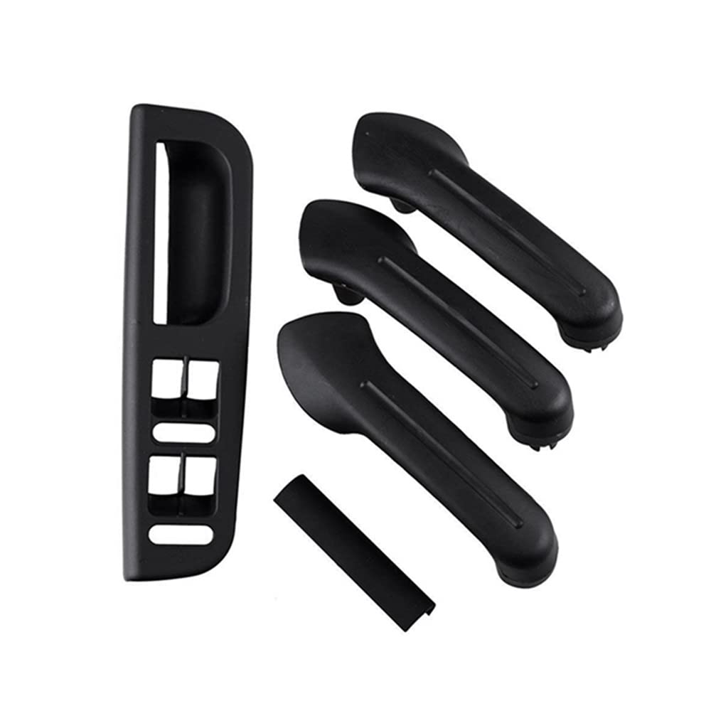 Riloer Monture de commutateur de fenêtre poignée de porte intérieure noire anti-rayures groupe de panneau d'interrupteur de fenêtre OEM 1J0867171A 1J4867179A 1J4867180A 3B1867171E7DE 1J0867172A