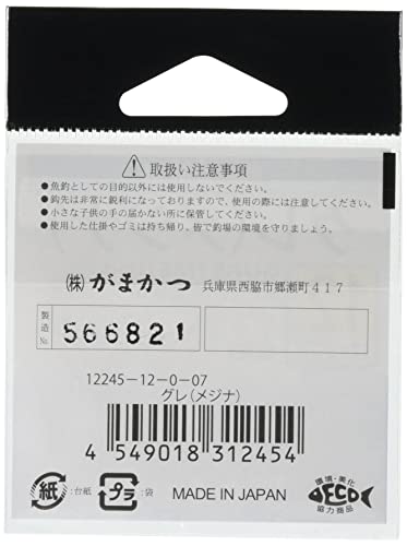 Gamakatsu グレ(メジナ)針 5号 14本入り