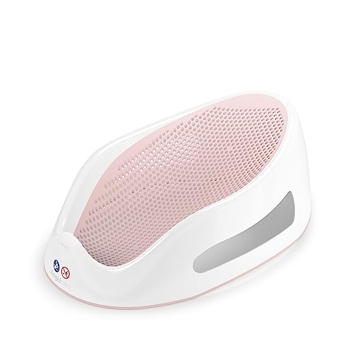 Angelcare – Baby Bath Support – Soft Touch Support – Water Level Indicator – Ideal for Babies Less Than 6 Months Old – Pink