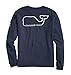 vineyard vines Men's Long-Sleeve Whale Pocket T-Shirt, Blue Blazer, X-Small