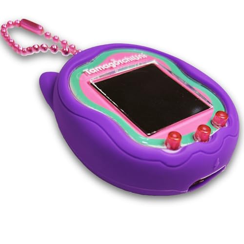 Image of Silicone Cover Case for Tamagotchi Uni Interactive Virtual Pet, Screen Protector for Tamagotchi Uni Pet Band Accessories(Silicone Cover) (Purple)