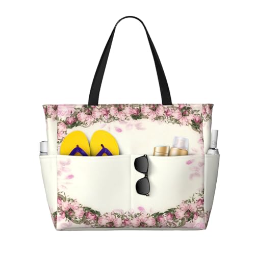 Sac fourre-tout avec poignées au charme d'antan pour sublimer votre été