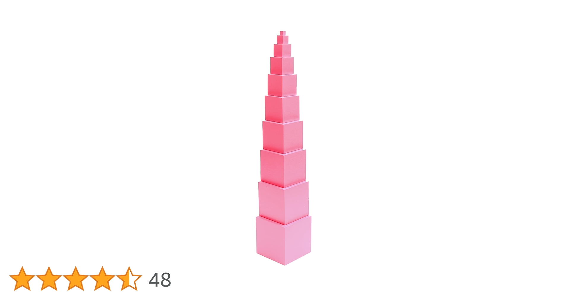 モンテッソーリ　ピンクタワー Amazon | アデナ モンテッソーリ ピンク タワー | はめこみ・形合わせ