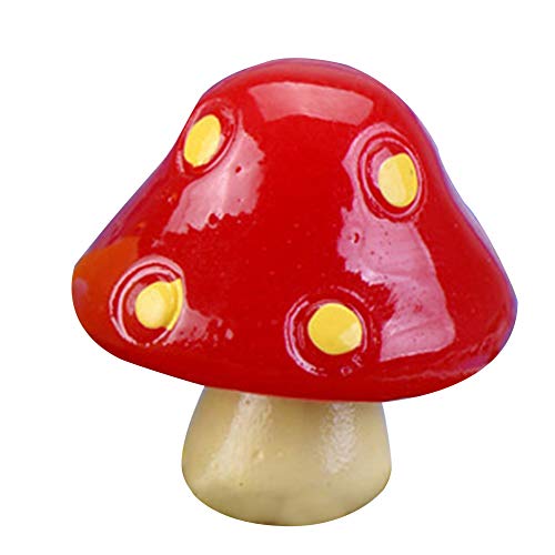 Classicoco Résine Champignon Jardin Bonsaï Miniature Paysage Artisanat Décoration Ornement