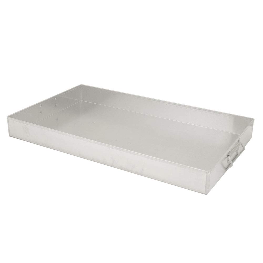 GIEMME - Backblech aus lebensmittelechtem Aluminium 37x62 cm – Kantenhöhe 6 cm, mit zwei Griffen – Professionell & langlebig für Braten, Pizza, Hefebackwaren und Gebäck