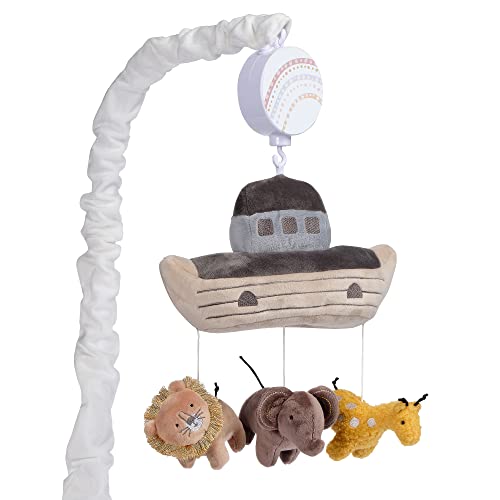 Image of Lambs & Ivy Baby Noah Ark with Animals Musical Baby Crib Mobile Soother Toy