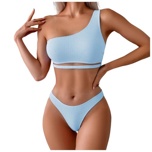 Bikini Culotte Mujer Trajes De Baño De Mujer Bikini Triangular con Banda Ancha Bajo El Busto Bañador para Conjunto Bañador S Bikinis Reductores Talla Grande Push Up