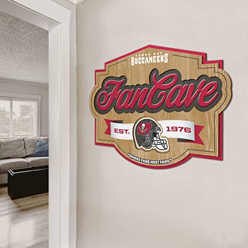 Image of YouTheFan NFL Tampa Bay Buccaneers FanCave Wall Art