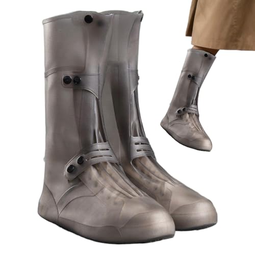 Fundas para zapatos para lluvia, impermeables, de silicona, antideslizantes, para exteriores, protección para zapatos de lluvia, para camping, senderismo, escalada, patio, jardín, nieve, viajes
