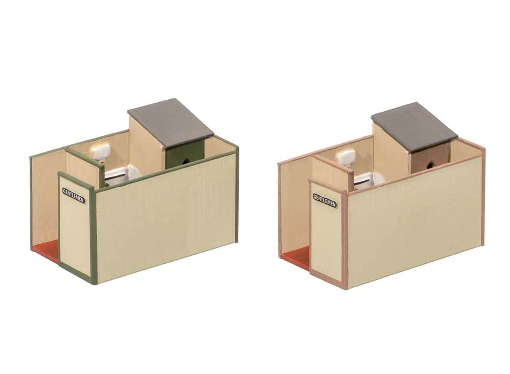 Wills kits SS65 Small Gents Toilets, open type comprising urinal & WC by Wills