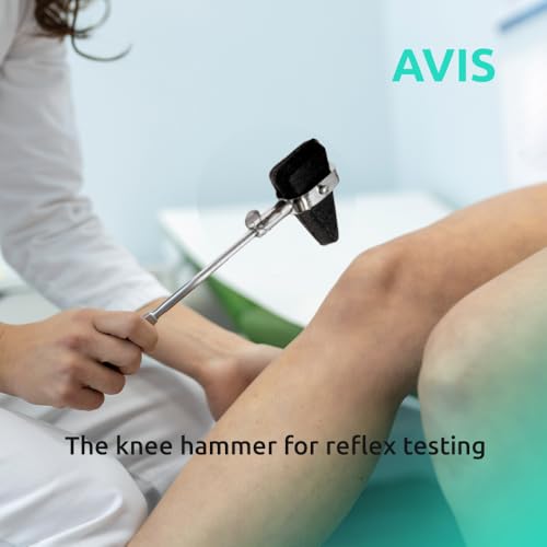Image of AVIS Medical Tool Kit With Set Of 3 Goniometer, Knee Hammer, ⁠256Hz Tuning Fork, Measuring Tape and Torniquet Belt | Medical Kit | Physiotherapy Kit (7 Items in one Medical Set)