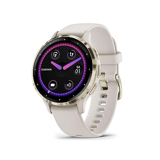 Garmin Venu 3S, Smartwatch Premium con GPS, AMOLED, Funciones avanzadas de Salud y Forma física, más de 30 Aplicaciones Deportivas, 10 días de autonomía, Gris Gold (Reacondicionado)