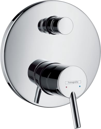 hansgrohe Talis S - Badewannenarmatur Unterputz für 2 Verbraucher, Mischbatterie Badewanne für iBox universal, Einhebelmischer Wanne, Chrom, 32475000