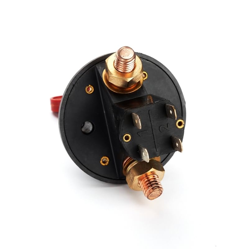 150A Battery Disconnect Switch, 12V 24V Waterproof Kill Isolator with Brass Nuts for Car, Boat, Marine, RV and Vehicle Electrical Equipment