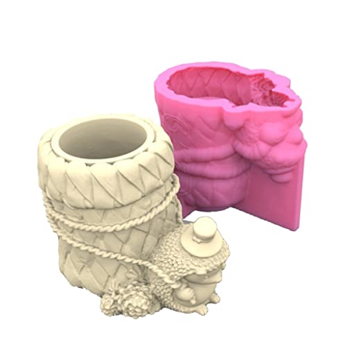 Moule en silicone 3D hérisson cake design et modelage chocolat - 5
