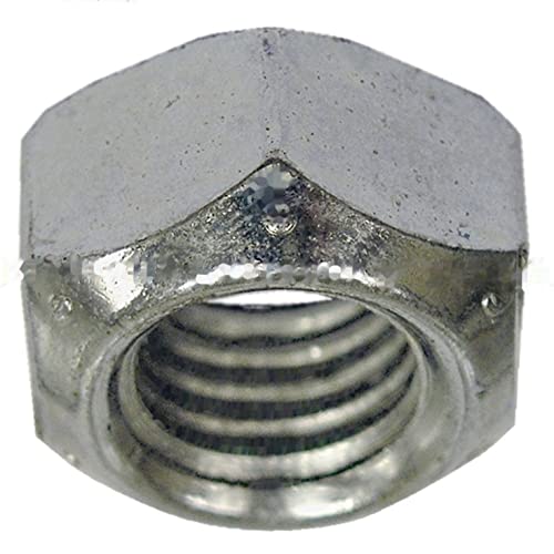 (Qty 50pcs) 1/2-13 All Metal TOP Lock NUT Grade C ZINC Plated 50 Pieces Multi-Purpose Comprehensive Hardware Fastener Assortment Kit Cit05766Riv