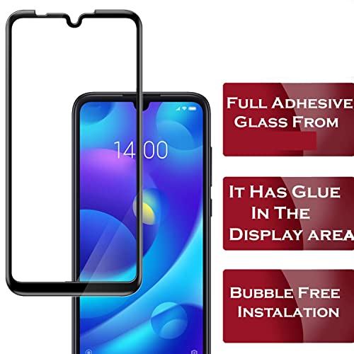 Image of Screen Protector for Huawei Honor Y6 Prime 19 | Y6 19 | Y6 Pro | Y6s (Black) Tempered Glass Edge-to-Edge 6D Screen Guard With Installation Ki