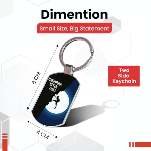 Image of Premium Printed Metal Keychain for Men & Women | High-Definition Artwork Print | Durable Key Ring for Car, Bike, Home & Office Keys | Stylish Decorative Key Holder Gift