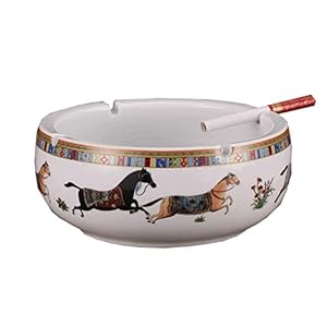 Asbakje Europees Hof Asbak Retro creatief cadeau eenvoudig restaurant Living Room aardewerk asbak voor Buiten Binnen