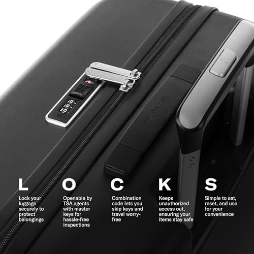 Image of Samsonite Trolley Bag Spinner Suitcase for Travel | Staren 75 Cms Polycarbonate Hardsided Large Check-in Luggage 8 Wheels Trolley Bag, Matte Green