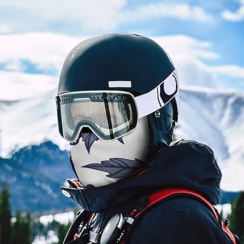 Balaclava Mask for Men Ski Mask for Women Berry Element Pattern Full Face Mask Face Cover for Cycling, 1, Style miniatura 5